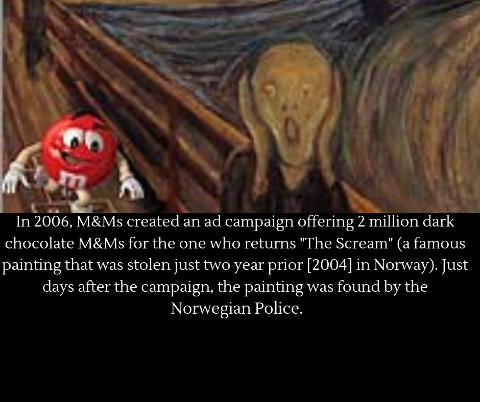 M&M The Scream FB