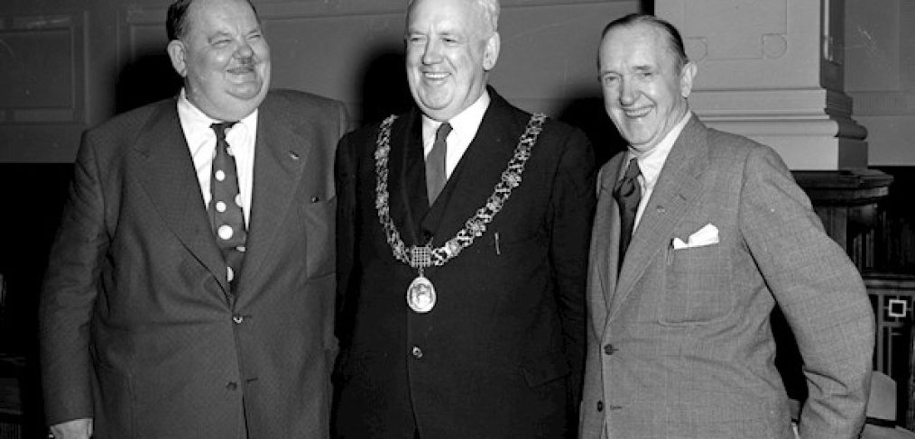 Laurel and Hardy with Cork lord mayor