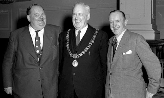 Laurel and Hardy with Cork lord mayor